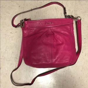 Hot pink Coach purse